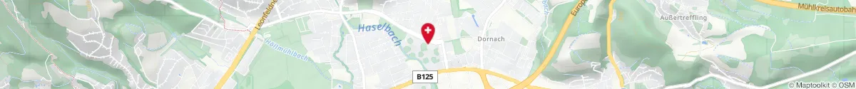 Kartendarstellung des Standorts für Paracelsus-Apotheke in 4040 Linz